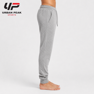 Pantalon de survêtement pour homme au quotidien, en tissu jersey lisse, avec taille ajustable et coupe confortable pour la détente et la marche - Product Image 2