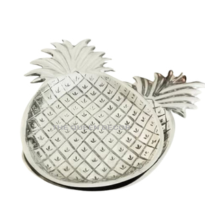 New Elegant Aluminum Metal Fruits Shape Shinny Polished Hammered Texture Decorative Bowl for Home Hotel Restaurants - Product Image 5