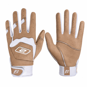 Gants de frappeur de baseball en cuir durables, à doigts complets, respirants, légers, écologiques, confortables, ambidextres, personnalisables, taille XL - Product Image 2