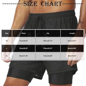 Pantalones Cortos Deportivos para Hombre, Ligeros, Transpirables, para Correr, Gimnasio, con Bolsillos con Cremallera y Tela Elástica - Product Image 3