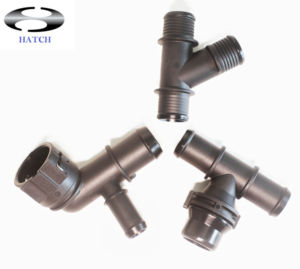 Abrazadera de tres tubos Hatch PA12 24mm-24mm-24mm 1/8" 1/4" 1/2" Moldeo por inyección para automóvil - Product Image 3