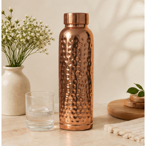 Botella de Agua de Cobre Puro Martillado, Recipiente Ayurvédico de Cobre a Prueba de Fugas para una Hidratación Saludable, Artículos de Bebida de Cobre a Buen Precio - Product Image 2