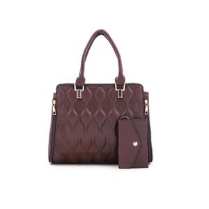 P35561กระเป๋าถือสีน้ำตาลทางการ - Product Image 3