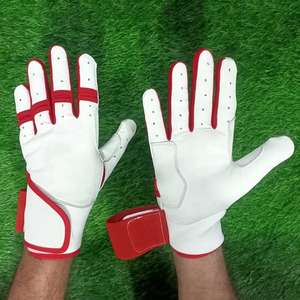 Custom Lightweight Antislip Baseball <b>Gloves</b> Genuine Cowhide Cabretta Leather Softball Professional Batting <b>Gloves</b> Shorts - Product Image 2