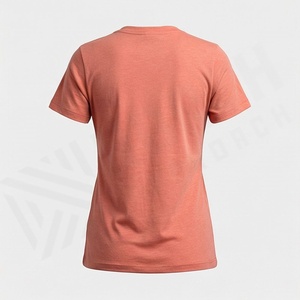 Camisetas de Mujer Lisas al por Mayor, Color Personalizado, Económicas, Diseño de Moda, Impresión, 100% Algodón, Suaves, Holgadas, Cómodas - Product Image 2