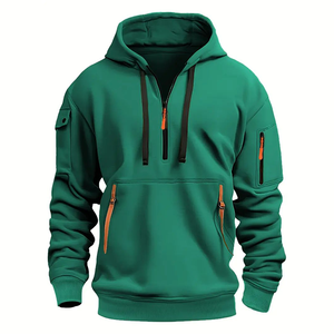 Sudadera con capucha unisex |   Sudadera de Invierno con Forro de Felpa de Algodón |   Ropa Urbana Personalizada con Logotipo Frontal |   Servicio OEM Fabricante Mayorista - Product Image 5