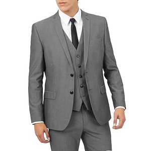 Costume trois pièces de soirée sur mesure de haute qualité pour homme, style italien, en laine respirante, croisé, grande taille, en promotion - Product Image 3