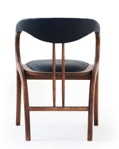 Modern <b>Teak</b> Wood Bar <b>Chair</b> Upholstered Solid Wood Counter Height <b>Chair</b> for Cafe Restaurant Hotel Indonesia Supplier - Product Image 2