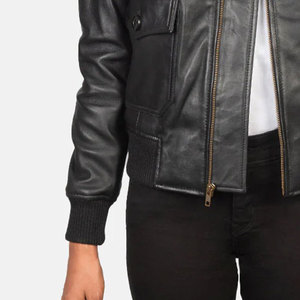 2026 New Trend Women Genuine Leather <b>Biker</b> <b>Jacket</b> Classic Style Real Sheepskin <b>Jacket</b> for Winter Fashion Women <b>Jacket</b> - Product Image 5