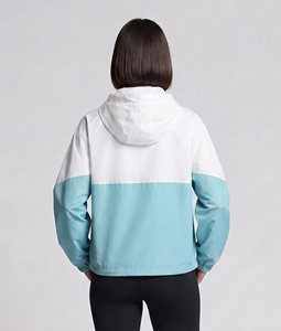 Veste de pluie imperméable pour femme à manches longues avec fermeture éclair, coupe-vent à capuche, idéale pour l'extérieur en été - Product Image 5