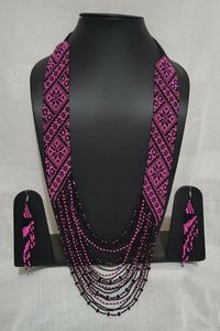 Handmade Glass Seed Beads Necklace <b>Set</b> Stylish Beaded Jewelry for Women Casual Fashion Accessories - Product Image 1