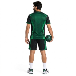 ชุดแฮนด์บอลพรีเมียม เสื้อเจอร์ซีย์และกางเกงขาสั้น น้ำหนักเบา สวมใส่สบาย เหมาะสำหรับกีฬาแฮนด์บอล ระบายอากาศได้ดี รับผลิตแบบ OEM - Product Image 2