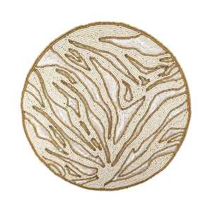 Sets de table décoratifs perlés haut de gamme, faits main et brodés, pour table à manger, dîner de mariage, fête et décoration intérieure - Product Image 5