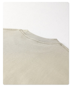 เสื้อยืดคอกลม NOFYAN IND 385gsm หนัก ทรงเรียบ ไม่มีลาย ยูนิเซ็กซ์ ผ้าฝ้าย 100% แฟชั่นแนวสตรีท รับสกรีนโลโก้ เสื้อยืดผู้ชาย - Product Image 3