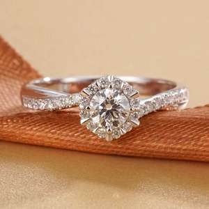 High on Demand Hip Hop Diamond Ring for Women Luxury <b>Statement</b> Jewelry for Daily Wear Available At Competitive Price - Product Image 1