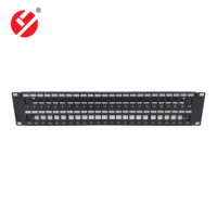 Liyuan LY-BPP38-2S48P Panel Patch FTP Terproteksi 48 Port Cat6 Rakitan Rak 2U 19 Inci