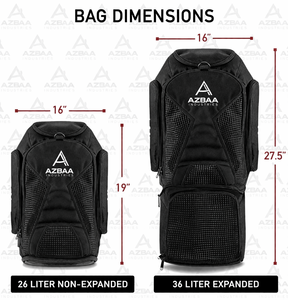 Sports Jiu Jitsu BJJ Jaco Expandable Gym Duffel <b>Backpack</b> Bag for MMA-Convertible <b>Backpack</b> BJJ MMA Gym Bag - Product Image 2