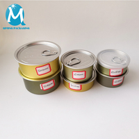 Boîtes de conserve en métal Emballage de boîtes de thon vides avec couvercles EOE pour la mise en conserve humide de viande de poisson
