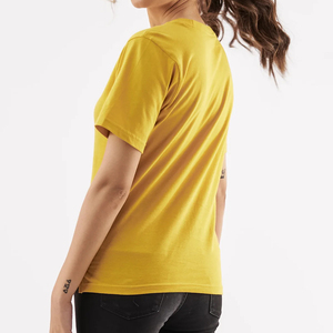 Camiseta de Mujer, Informal, de Algodón, Manga Corta, Transpirable, Tejido Suave de Verano, Cómoda para Uso Diario, Estilo Relajado - Product Image 4