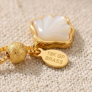 Layered Shell Charm <b>Anklet</b> for Women shell <b>anklet</b> 18k <b>gold</b> pvd - Product Image 6