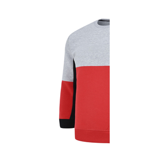 Sweat-shirt à col rond en molleton tricoté 100 % coton pour homme, printemps, 240 g, écologique, respirant, logo imprimé en relief sur le devant - Product Image 3
