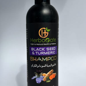 Herbal Black Seed and Turmeric <b>Shampoo</b> for Dry Hair Scalp Nourishment and Healthy Hair Support Daily - Product Image 3