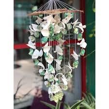 Natural Seashell Die Cut Windmill Handmade <b>Beach</b> Flower Hanging Craft Home Garden Patio Decor Gifts BLUE LOTUS FARM Model - Product Image 2