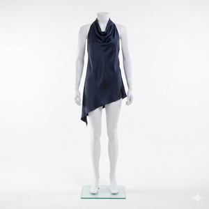 เสื้อกล้ามแฟชั่นลำลองสีม่วงสำหรับผู้หญิง ดีไซน์เว้าหลัง ผ้าทอระบายอากาศ ขายดี - Product Image 2