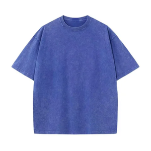 Camiseta de Hombre Oversize Vintage con Lavado Ácido, Manga Corta, Cuello Redondo, 100% Algodón, Diseño Personalizable con Serigrafía, Tejido Jersey - Product Image 2