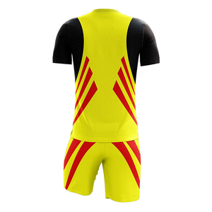Uniforme de football confortable, durable, à motif solide, surdimensionné, nouveau style, qualité supérieure, respirant, 100 % polyester. - Product Image 2