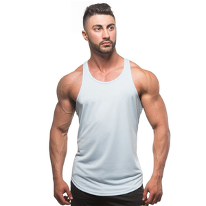 Débardeur pour homme avec logo personnalisé – T-shirt sans manches extensible pour les passionnés de musculation et de fitness - Product Image 5