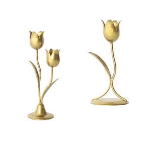 Supports de bougies en métal pour salon, table à manger, centre de table pour anniversaire ou mariage, durables - Product Image 3