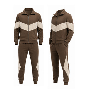 Mens Sports Tracksuit OEM Custom Fitness Gym Training Running Set Full Zip Jacket Jogger <b>Pants</b> Wholesale Supplier Factory Custom - Product Image 6