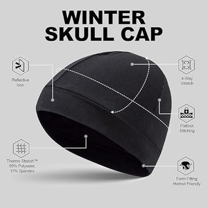 Cooling Skull <b>Cap</b> Under Helmet Sports Beanie Men Quick Dry Skull <b>Cap</b> Cycling Helmet Liner Premium Stretch Skull <b>Cap</b> For Running - Product Image 1
