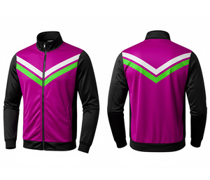 Chaqueta Deportiva Sublimada con Cierre Completo, Ropa para Correr y Fitness, Cálida, Transpirable y de Secado Rápido |   Tallas Hombre Mujer Juvenil - Product Image 4