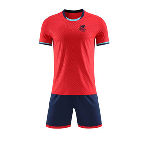 Conjunto de camisetas y pantalones cortos de fútbol transpirables con cintura elástica, ajuste cómodo, adecuado para partidos competitivos - Product Image 1