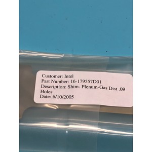 ASM 16-179557D01 Shim, Plenum, Gas Dist, .09-อุปกรณ์เซมิคอนดักเตอร์มรดกระดับโลกและชิ้นส่วนที่ - Product Image 5