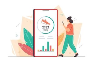 Application de comptage des pas Royalcraft – Podomètre, suivi des calories, distance parcourue, suivi des activités physiques - Product Image 6