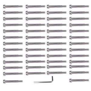 Kit Sistema Ringhiera in Cavo da 50 Pezzi in Acciaio Inossidabile T316 da 3/16 Pollici con Morsetti per Fune Metallica e Chiave Allen - Product Image 1