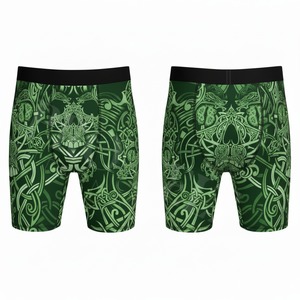 Trendy Fashionable Sublimated Design Compression Shorts Graphic Running Quick Dry Stretchy Polyester Fitness Tights Fitted Short - Product Image 4
