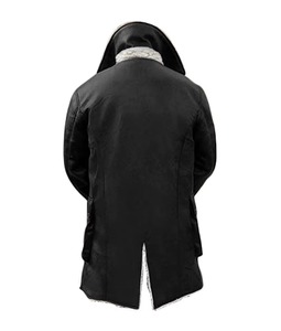 2026 High Quality Breathable Men's <b>Shearling</b> Leather Coats Classic Cold Weather Winter Coat 50% Feather Filled Coated Standard - Product Image 2