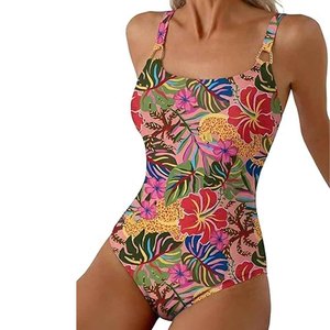 Traje de baño de una pieza para mujer, Monokini Sexy con Push-Up, traje de baño ajustado, traje de baño para playa, ropa de verano - Product Image 1
