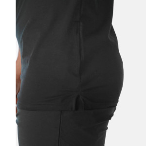 Débardeur sans manches noir pour homme, col rond, décontracté, en coton/fibre de bambou, respirant, séchage rapide, mettez l'accent sur ce qui compte - Product Image 2