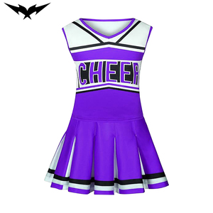 Uniforme de Animadoras Personalizado con Apliques y Pedrería para Niñas y Mujeres, Opción de Logotipo Personalizado - Product Image 3