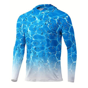 เสื้อตกปลาแขนยาวมีฮู้ดแห้งเร็วเสื้อตกปลาระบายความร้อนเสื้อตกปลา - Product Image 4