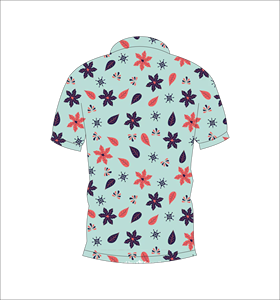 เสื้อโปโลพิมพ์ลายดอกไม้แบบกำหนดเอง แขนสั้น สวมใส่สบาย เหมาะสำหรับกอล์ฟ เทนนิส ชุดทีมฤดูร้อน - Product Image 6