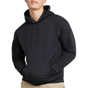 Sweats à capuche pour hommes tendance de l'hiver, de haute qualité, décontractés, couleur unie, 100% coton polaire, confortables, respirants, logo personnalisé 2026 - Product Image 2