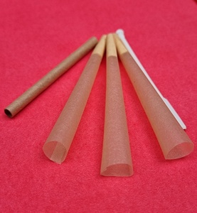 Conos de papel blanqueador y sin blanquear enrollados a mano, puntas de vidrio y madera, tamaño personalizado, marca propia, tamaño King, redondo, suministro de fábrica a granel - Product Image 5