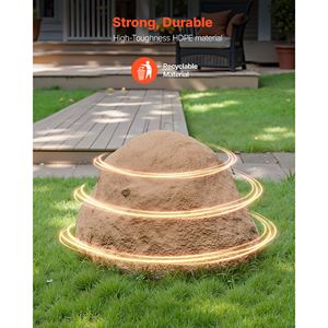 Copertura Leggera e Resistente alle Intemperie in Finta Roccia per Serbatoi Esterni, Texture Naturale Realistica, Copertura Artificiale per Pozzo - Product Image 3