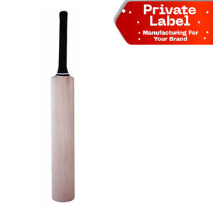 Batte de cricket personnalisée avec logo par transfert thermique, pour matchs d'équipe professionnels, marque privée, fournisseur sportif, batte de cricket vierge pour entraînement sur terrain - Product Image 1